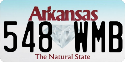 AR license plate 548WMB