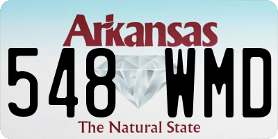 AR license plate 548WMD