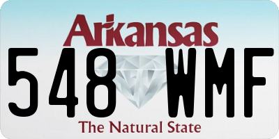 AR license plate 548WMF