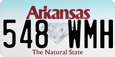 AR license plate 548WMH