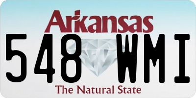 AR license plate 548WMI