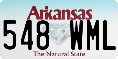 AR license plate 548WML