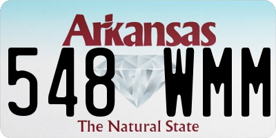 AR license plate 548WMM