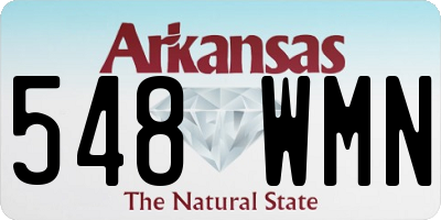 AR license plate 548WMN