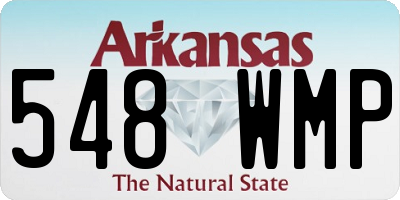 AR license plate 548WMP