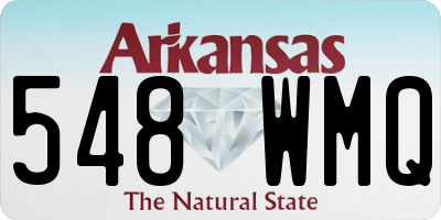 AR license plate 548WMQ