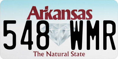 AR license plate 548WMR