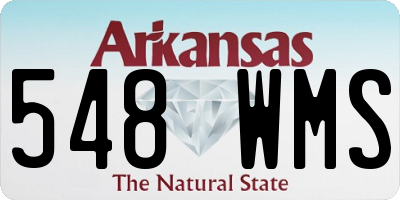 AR license plate 548WMS