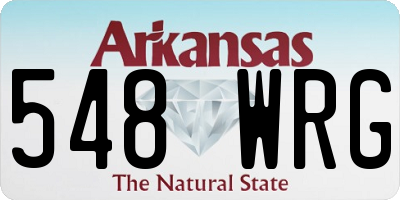 AR license plate 548WRG