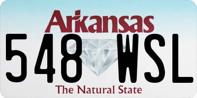 AR license plate 548WSL