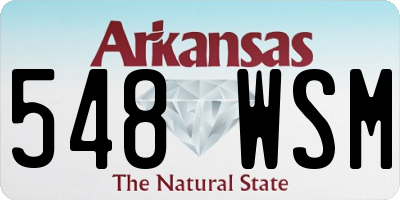 AR license plate 548WSM