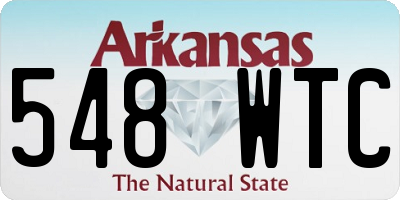 AR license plate 548WTC