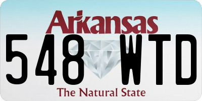 AR license plate 548WTD
