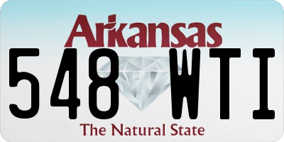 AR license plate 548WTI