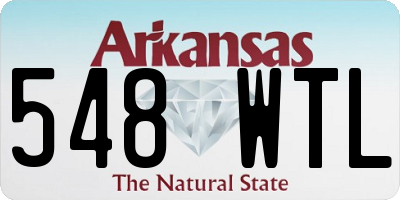AR license plate 548WTL