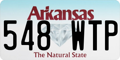 AR license plate 548WTP