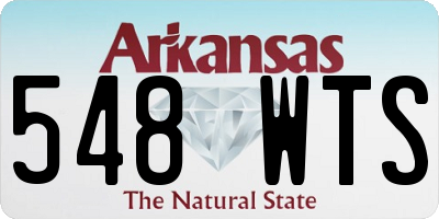 AR license plate 548WTS