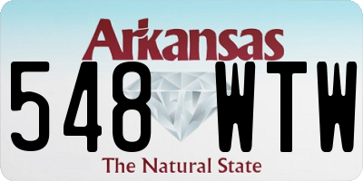 AR license plate 548WTW
