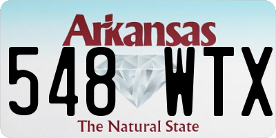 AR license plate 548WTX