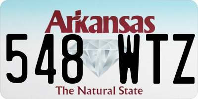 AR license plate 548WTZ