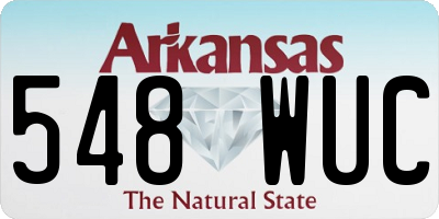 AR license plate 548WUC