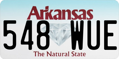 AR license plate 548WUE