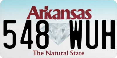 AR license plate 548WUH