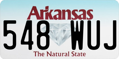 AR license plate 548WUJ