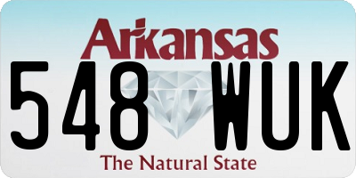 AR license plate 548WUK