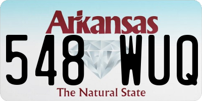 AR license plate 548WUQ