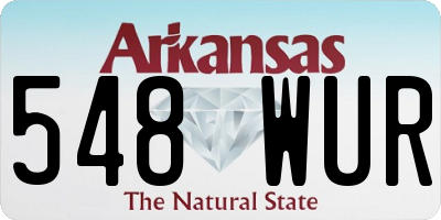 AR license plate 548WUR