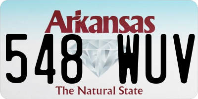 AR license plate 548WUV