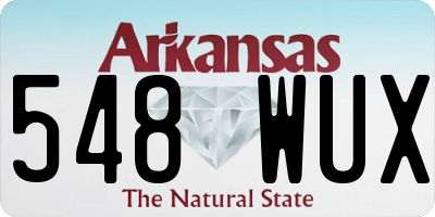 AR license plate 548WUX
