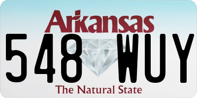 AR license plate 548WUY