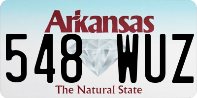 AR license plate 548WUZ