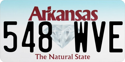 AR license plate 548WVE