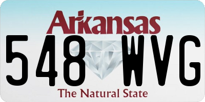 AR license plate 548WVG