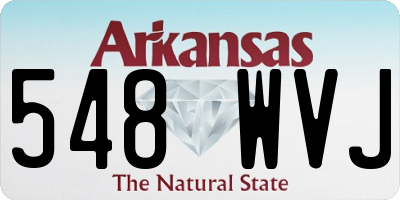 AR license plate 548WVJ