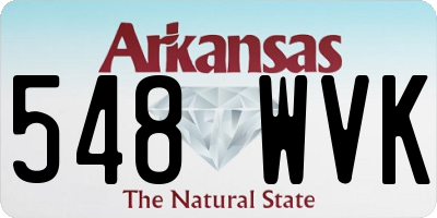 AR license plate 548WVK