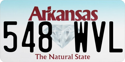 AR license plate 548WVL