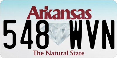 AR license plate 548WVN