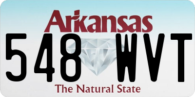 AR license plate 548WVT