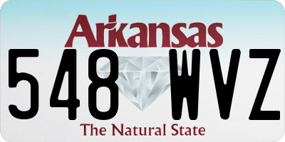 AR license plate 548WVZ