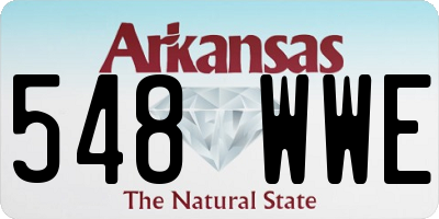 AR license plate 548WWE