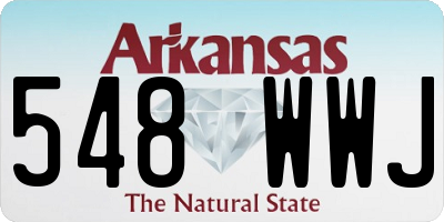 AR license plate 548WWJ