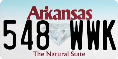 AR license plate 548WWK