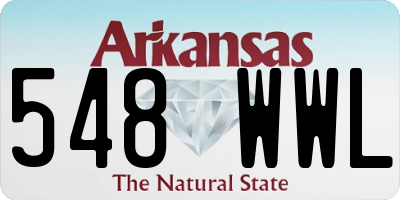 AR license plate 548WWL