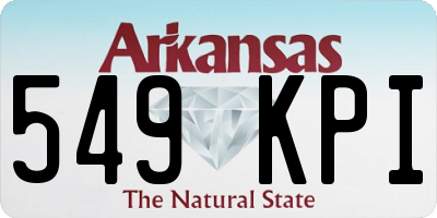 AR license plate 549KPI