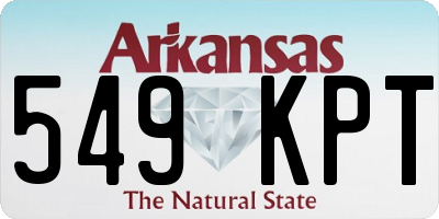 AR license plate 549KPT