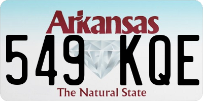 AR license plate 549KQE
